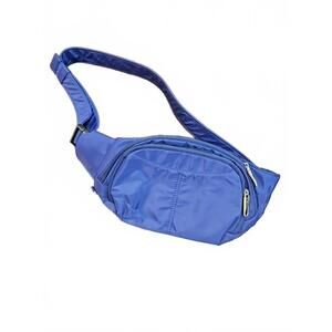 Travelon Anti-Theft RFID Blue Fanny Pack Belt Bag Strap Travel Hiking  Heavy
